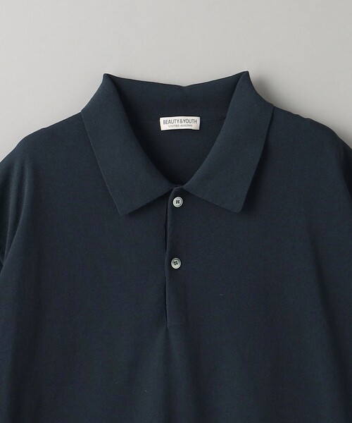 BEAUTY&YOUTH UNITED ARROWS(ビューティーアンドユースユナイテッドアローズ)の「デオドラント ショートスリーブ ニットポロ -抗菌・防臭 ウォッシャブル-(ニット/セーター・メンズ・オフホワイト/ネイビー/ブラック/ベージュ・XL/L/S/M)」の20枚目の写真