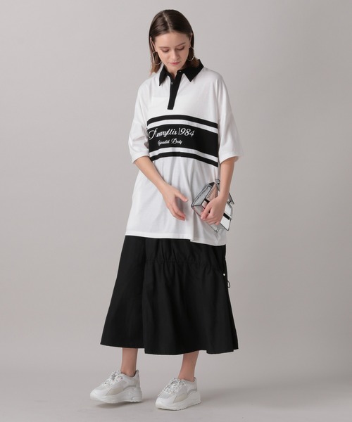 FOREVER 21(フォーエバー トゥエンティーワン)の「【2024SS】ロゴプリントラガーシャツワンピース(シャツワンピース・レディース・チャコールグレー/ホワイト・FREE)」の10枚目の写真