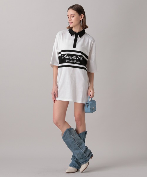 FOREVER 21(フォーエバー トゥエンティーワン)の「【2024SS】ロゴプリントラガーシャツワンピース(シャツワンピース・レディース・チャコールグレー/ホワイト・FREE)」の12枚目の写真