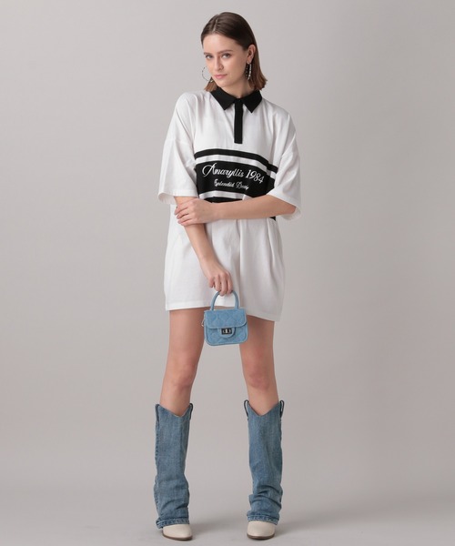 FOREVER 21(フォーエバー トゥエンティーワン)の「【2024SS】ロゴプリントラガーシャツワンピース(シャツワンピース・レディース・チャコールグレー/ホワイト・FREE)」の13枚目の写真