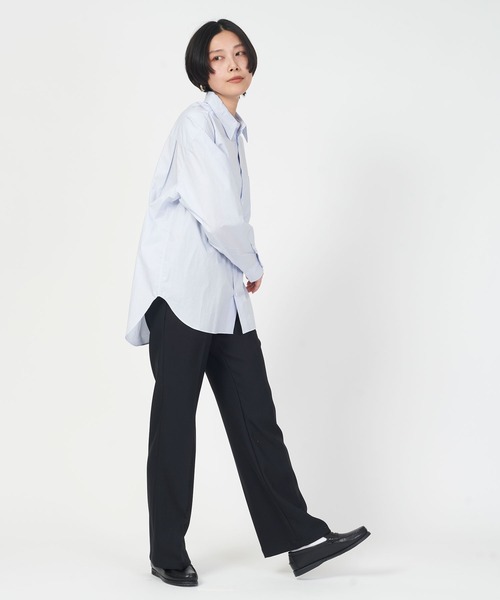 ORCIVAL（オーシバル）の「REGULAR COLLAR SHIRT（シャツ/ブラウス・レディース・ブルー系その他/ピンク系その他/ホワイト・1）」の6枚目の写真