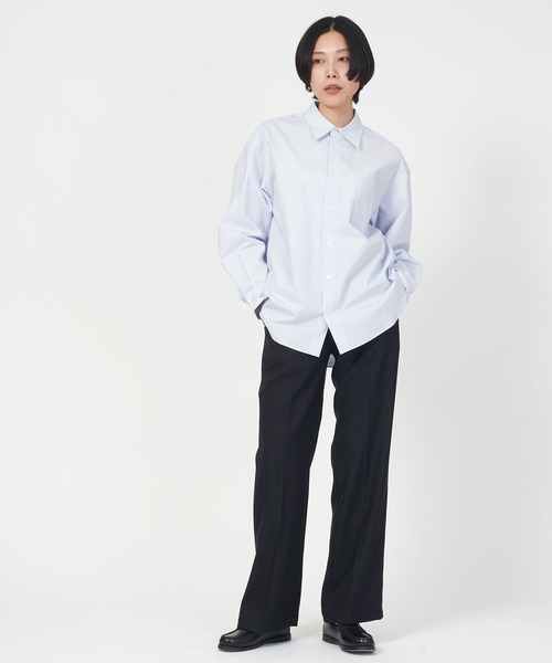 ORCIVAL（オーシバル）の「REGULAR COLLAR SHIRT（シャツ/ブラウス・レディース・ブルー系その他/ピンク系その他/ホワイト・1）」の5枚目の写真