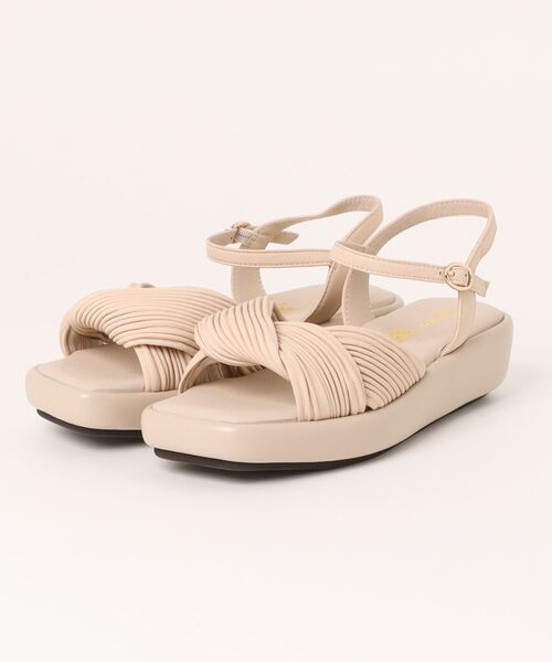 cava cava（サヴァサヴァ）の「厚底サンダル　7420171（サンダル・レディース・ライトベージュ/ブラック/イエロー・24.5cm/24.0cm/23.5cm/23.0cm/22.5cm）」の14枚目の写真