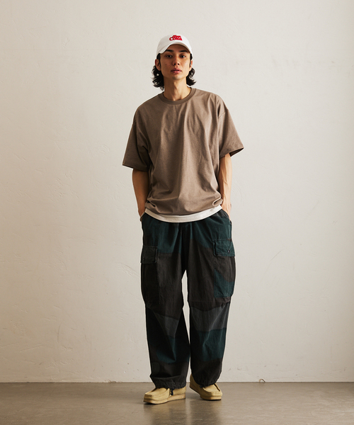 417 EDIFICE（フォーワンセブンエディフィス）の「”UVカット・吸水速乾・防シワ” PERFECTECH / パーフェクテック Tシャツ（Tシャツ/カットソー・メンズ・ベージュ/ホワイト/ブラック/チャコールグレー/ブルー・SMALL/MEDIUM/LARGE）」の7枚目の写真