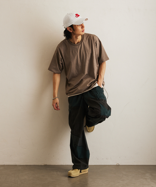 417 EDIFICE（フォーワンセブンエディフィス）の「”UVカット・吸水速乾・防シワ” PERFECTECH / パーフェクテック Tシャツ（Tシャツ/カットソー・メンズ・ベージュ/ホワイト/ブラック/チャコールグレー/ブルー・SMALL/MEDIUM/LARGE）」の8枚目の写真