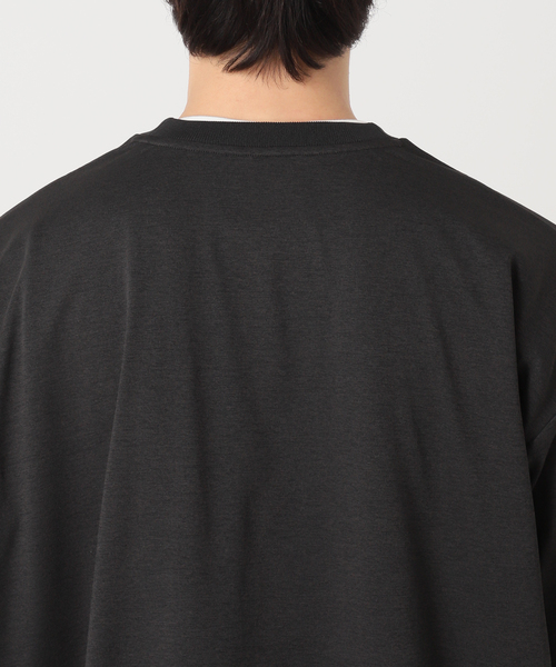 417 EDIFICE（フォーワンセブンエディフィス）の「”UVカット・吸水速乾・防シワ” PERFECTECH / パーフェクテック Tシャツ（Tシャツ/カットソー・メンズ・ベージュ/ホワイト/ブラック/チャコールグレー/ブルー・SMALL/MEDIUM/LARGE）」の22枚目の写真