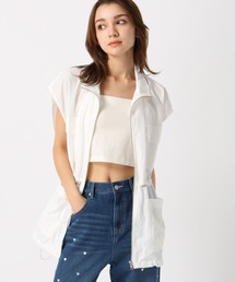 【2024SS】ミリタリーノースリーブブルゾン