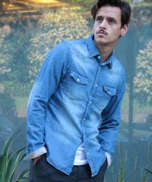 BEAUTY&YOUTH UNITED ARROWS | 【WEB限定】by ∴ 6.5オンス ウエスタン デニムシャツ◆(シャツ/ブラウス)