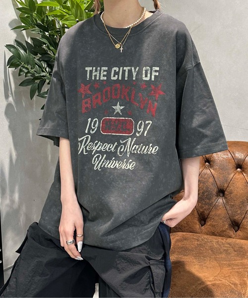 sedacle(セダクル)の「ヴィンテージライクアソート加工ロックT(Tシャツ/カットソー・メンズ・ブラック/グレー/ブラック系その他/ベージュ/ブラウン・SMALL/MEDIUM/LARGE)」の3枚目の写真