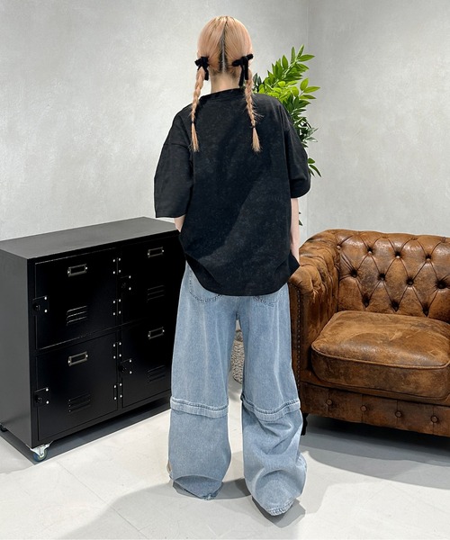 sedacle(セダクル)の「ヴィンテージライクアソート加工ロックT(Tシャツ/カットソー・メンズ・ブラック/グレー/ブラック系その他/ベージュ/ブラウン・SMALL/MEDIUM/LARGE)」の6枚目の写真