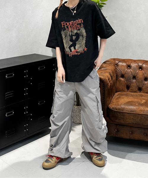 sedacle(セダクル)の「ヴィンテージライクアソート加工ロックT(Tシャツ/カットソー・メンズ・ブラック/グレー/ブラック系その他/ベージュ/ブラウン・SMALL/MEDIUM/LARGE)」の9枚目の写真