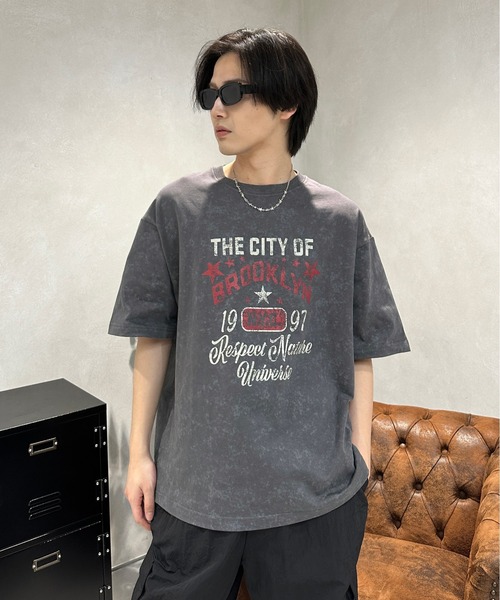 sedacle(セダクル)の「ヴィンテージライクアソート加工ロックT(Tシャツ/カットソー・メンズ・ブラック/グレー/ブラック系その他/ベージュ/ブラウン・SMALL/MEDIUM/LARGE)」の18枚目の写真