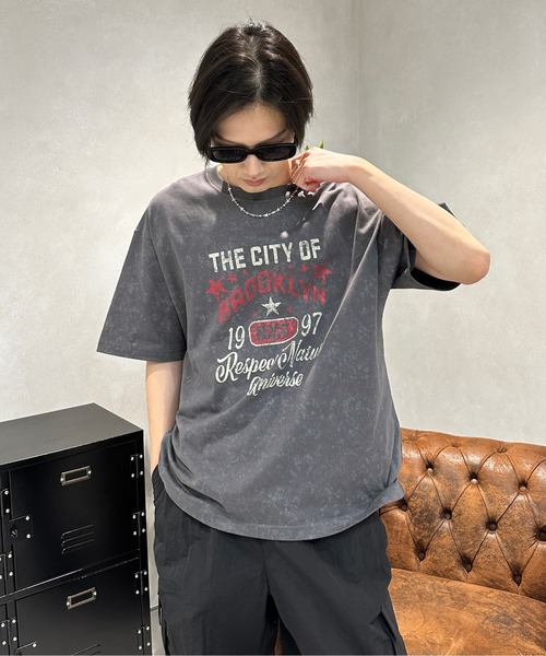 sedacle(セダクル)の「ヴィンテージライクアソート加工ロックT(Tシャツ/カットソー・メンズ・ブラック/グレー/ブラック系その他/ベージュ/ブラウン・SMALL/MEDIUM/LARGE)」の19枚目の写真