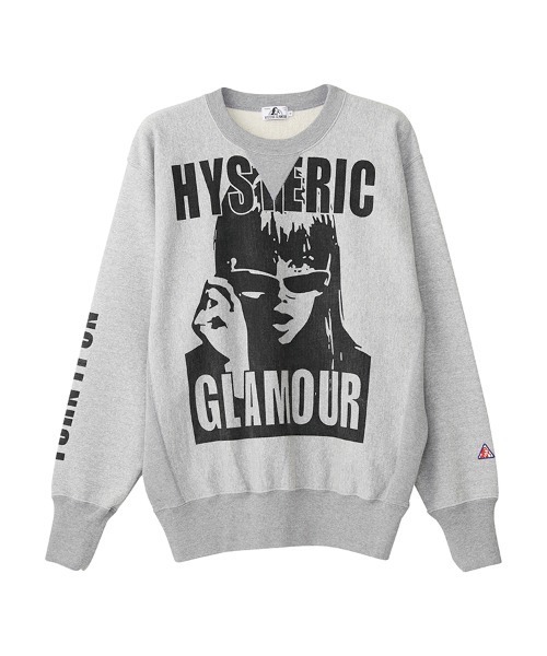 HYSTERIC GLAMOUR(ヒステリックグラマー)の「スウェットカットソー(スウェット・メンズ・トップグレー・LARGE)」の1枚目の写真