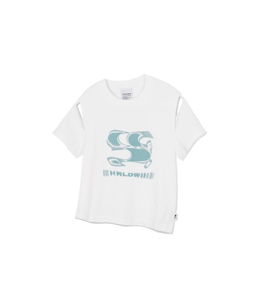 tシャツ (WOMAN) COOLCODE WAVE Symbol Crop SHORT SLEEVE T-Shirt レディース WOMAN) COOLCODE WAVE Symbol Crop SHORT SLEEVE T-Shirt（T