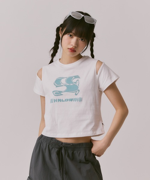 Tシャツ・カットソー [IMAGINARY X GRAVER] CUT HEAD BEAR SHORT SLEEVE TEE GRAVER(グレーバー) - 【IMAGONICAL X GRAVER 】 カットヘッド