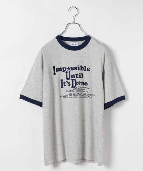 PBLIM(ページボーイリム)の「PBLIM/フラワーリンガーT(Tシャツ/カットソー・レディース・オフホワイト/グレー・FREE)」の17枚目の写真