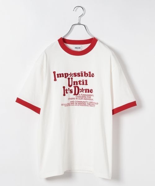 PBLIM(ページボーイリム)の「PBLIM/フラワーリンガーT(Tシャツ/カットソー・レディース・オフホワイト/グレー・FREE)」の18枚目の写真