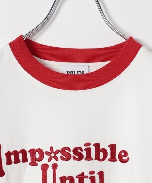 PBLIM(ページボーイリム)の「PBLIM/フラワーリンガーT(Tシャツ/カットソー・レディース・オフホワイト/グレー・FREE)」の20枚目の写真