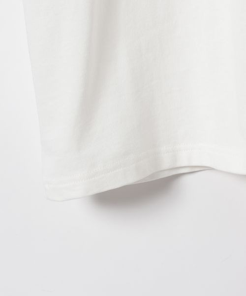 PBLIM(ページボーイリム)の「PBLIM/フラワーリンガーT(Tシャツ/カットソー・レディース・オフホワイト/グレー・FREE)」の10枚目の写真
