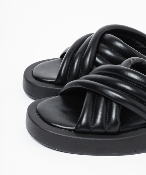 LEPSIM(レプシィム)の「パデットスライドサンダル 118532(サンダル・レディース・オレンジ/シルバー/アイボリー/ブラック・MEDIUM/LARGE)」の11枚目の写真