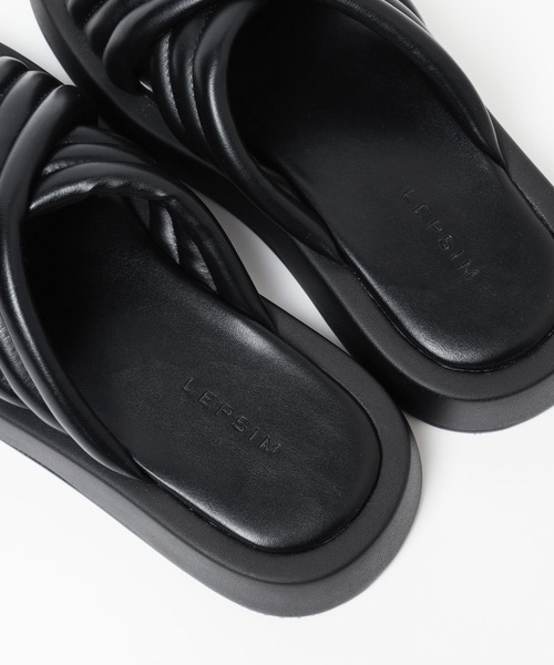 LEPSIM(レプシィム)の「パデットスライドサンダル 118532(サンダル・レディース・オレンジ/シルバー/アイボリー/ブラック・MEDIUM/LARGE)」の13枚目の写真