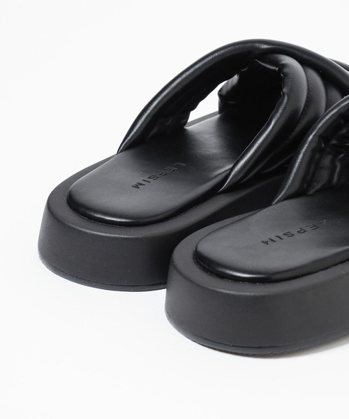 LEPSIM(レプシィム)の「パデットスライドサンダル 118532(サンダル・レディース・オレンジ/シルバー/アイボリー/ブラック・MEDIUM/LARGE)」の14枚目の写真