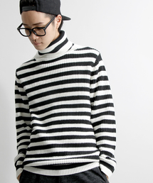 WEGO | WEGO/畦編タートルネックニット(ニット/セーター)