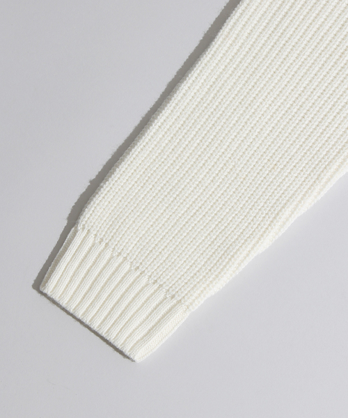 WEGO（ウィゴー）の「WEGO/畦編タートルネックニット（ニット/セーター・メンズ・ホワイト/ホワイト系その他/ブラック/グレー/カーキ/ブルー・MEDIUM/LARGE）」の9枚目の写真