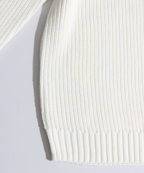 WEGO（ウィゴー）の「WEGO/畦編タートルネックニット（ニット/セーター・メンズ・ホワイト/ホワイト系その他/ブラック/グレー/カーキ/ブルー・MEDIUM/LARGE）」の10枚目の写真