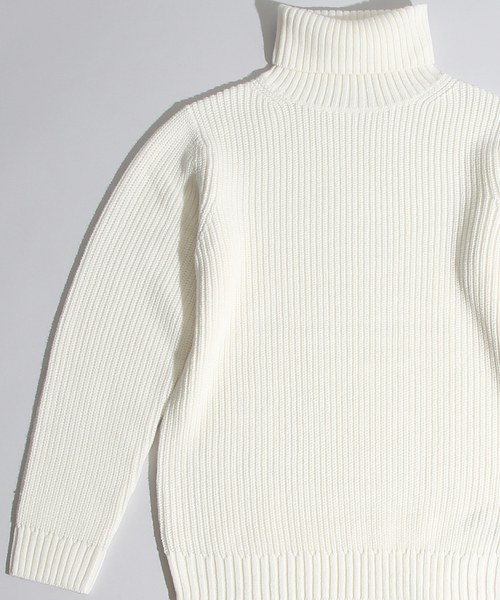 WEGO（ウィゴー）の「WEGO/畦編タートルネックニット（ニット/セーター・メンズ・ホワイト/ホワイト系その他/ブラック/グレー/カーキ/ブルー・MEDIUM/LARGE）」の13枚目の写真