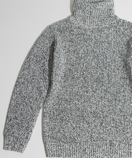 WEGO（ウィゴー）の「WEGO/畦編タートルネックニット（ニット/セーター・メンズ・ホワイト/ホワイト系その他/ブラック/グレー/カーキ/ブルー・MEDIUM/LARGE）」の16枚目の写真