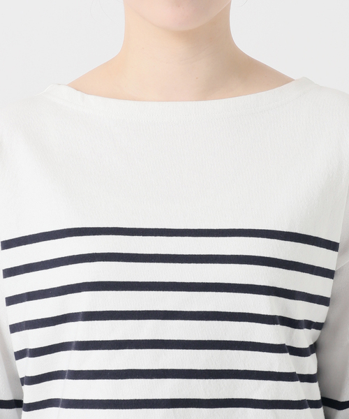 Deuxieme Classe（ドゥーズィエムクラス）の「Cropped Stripe T