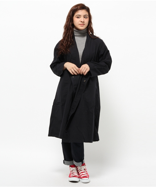 BEAMS BOY（ビームスボーイ）の「●Needls Women / Samue Coat（その他アウター・レディース・ネイビー・ONE SIZE）」の4枚目の写真