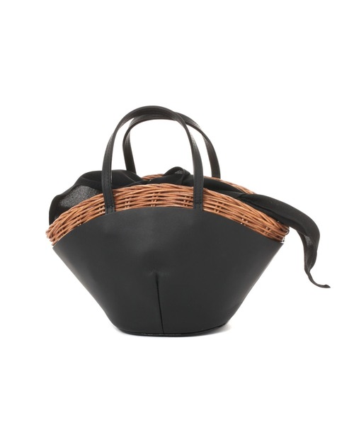 The Bagmati（ザバグマティ）の「【Bagmati】かごバッグ（かごバッグ・レディース・ブラック・FREE）」の5枚目の写真