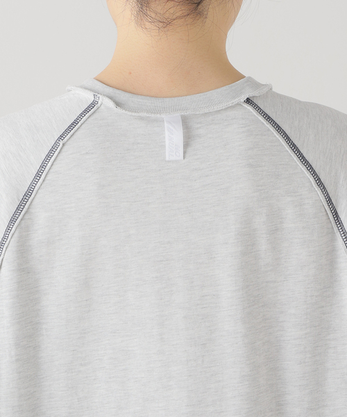 NOMANUAL(NOMANUAL)の「NOMANUAL S.C.L T-SH NM52TS0 7M1(Tシャツ/カットソー・レディース・ホワイト/ブラック・LARGE)」の9枚目の写真