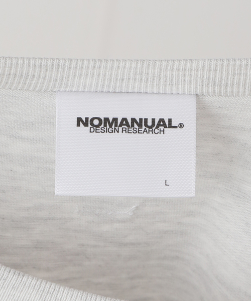 NOMANUAL(NOMANUAL)の「NOMANUAL S.C.L T-SH NM52TS0 7M1(Tシャツ/カットソー・レディース・ホワイト/ブラック・LARGE)」の15枚目の写真