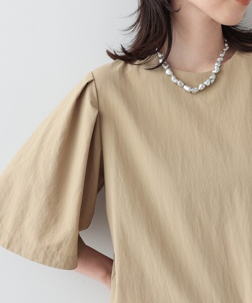 GALLEST（ギャレスト）の「◆ナイロンティアードマキシワンピース（ワンピース・レディース・ベージュ/ブラック/レッド系・36/38）」の11枚目の写真