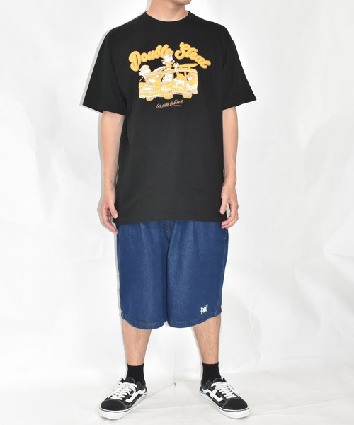 DOUBLE STEAL（ダブルスティール）の「ドライビングDOUBZ Tシャツ（Tシャツ/カットソー・メンズ・サンドベージュ/ブラック/ホワイト・X-LARGE/LARGE/XX-LARGE/MEDIUM）」の12枚目の写真