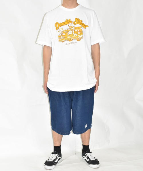 DOUBLE STEAL（ダブルスティール）の「ドライビングDOUBZ Tシャツ（Tシャツ/カットソー・メンズ・サンドベージュ/ブラック/ホワイト・X-LARGE/LARGE/XX-LARGE/MEDIUM）」の14枚目の写真