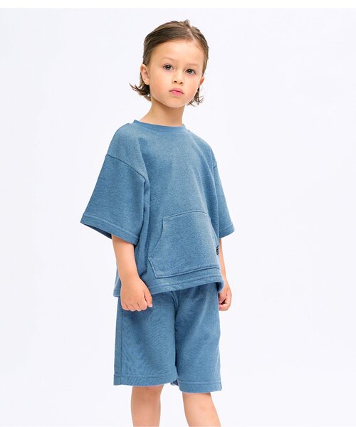 BREEZE（ブリーズ）の「【WEB限定・上下セット】半袖セットアップ（セットアップ・キッズ・ブラック/ブルー/ブラウン・80/90/100/110/120/130/140）」の3枚目の写真