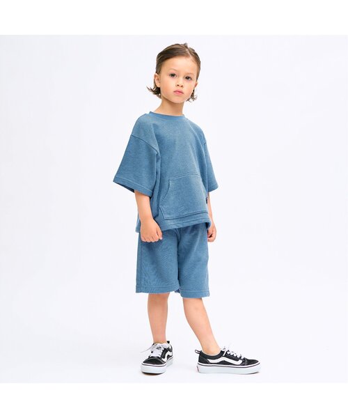 BREEZE（ブリーズ）の「【WEB限定・上下セット】半袖セットアップ（セットアップ・キッズ・ブラック/ブルー/ブラウン・80/90/100/110/120/130/140）」の14枚目の写真