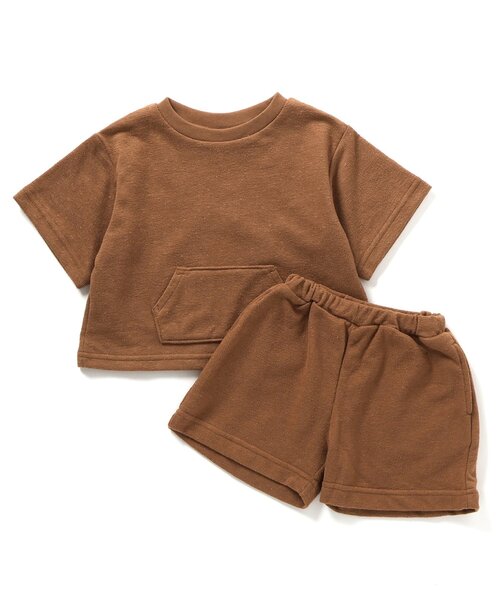 BREEZE（ブリーズ）の「【WEB限定・上下セット】半袖セットアップ（セットアップ・キッズ・ブラック/ブルー/ブラウン・80/90/100/110/120/130/140）」の6枚目の写真