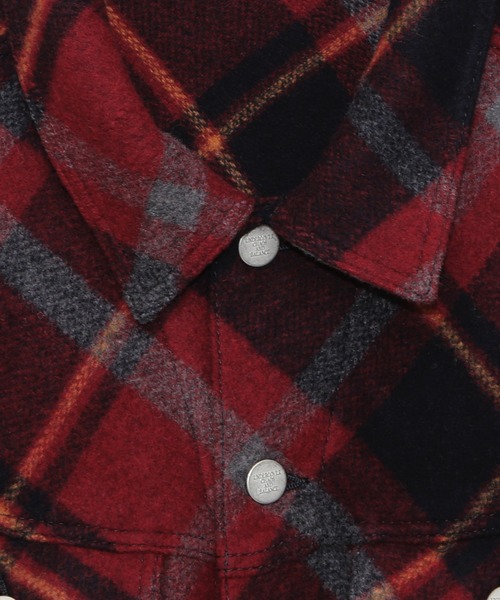 UNDERCOVER / ジャケット/3/ウール/RED/チェック/UC2D4209-2// UNDERCOVER（アンダーカバー）の「UC2D4209-2（ブルゾン）」 - WEAR
