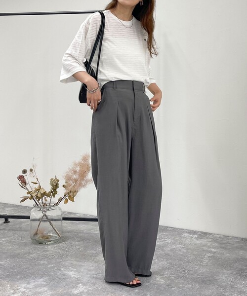 fredy emue（フレディエミュ）の「FRワッペン付きボーダーTシャツ（Tシャツ/カットソー・レディース・ブルー系その他/ホワイト系その他/ブラック系その他/ホワイト系その他2・38）」の7枚目の写真