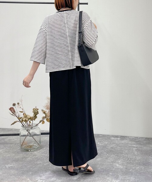 fredy emue（フレディエミュ）の「FRワッペン付きボーダーTシャツ（Tシャツ/カットソー・レディース・ブルー系その他/ホワイト系その他/ブラック系その他/ホワイト系その他2・38）」の17枚目の写真