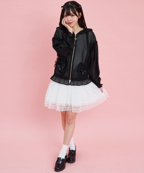 Secret Honey（シークレットハニー）の「うさ耳フリルシフォンパーカー