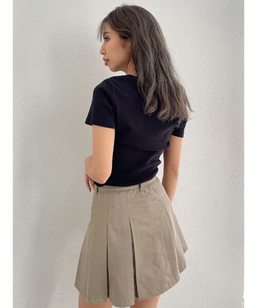 GYDA(ジェイダ)の「ベーシックTシャツ(Tシャツ/カットソー・レディース・オフホワイト/ブラック・FREE)」の21枚目の写真