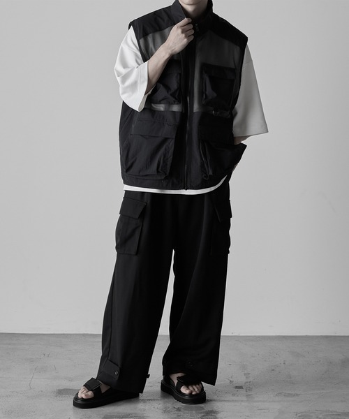 【RUUBON】mulch pocket nylon mesh vest / マルチポケットナイロンメッシュベスト（ベスト）｜RUUBON（ルーボン）