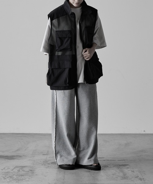 【RUUBON】mulch pocket nylon mesh vest / マルチポケットナイロンメッシュベスト（ベスト）｜RUUBON（ルーボン）